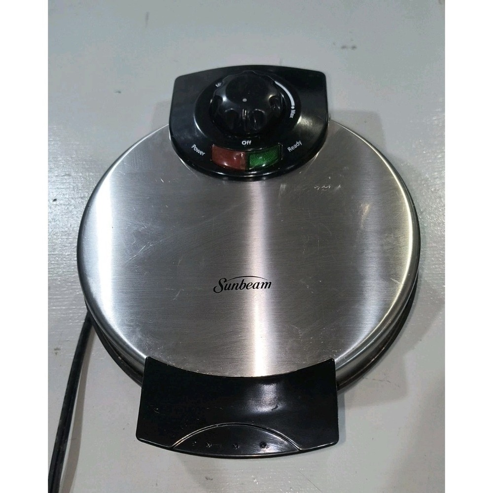 Sunbeam Oster CKSTWF2000 Belgian Waffle Maker Stainless Tested And Working